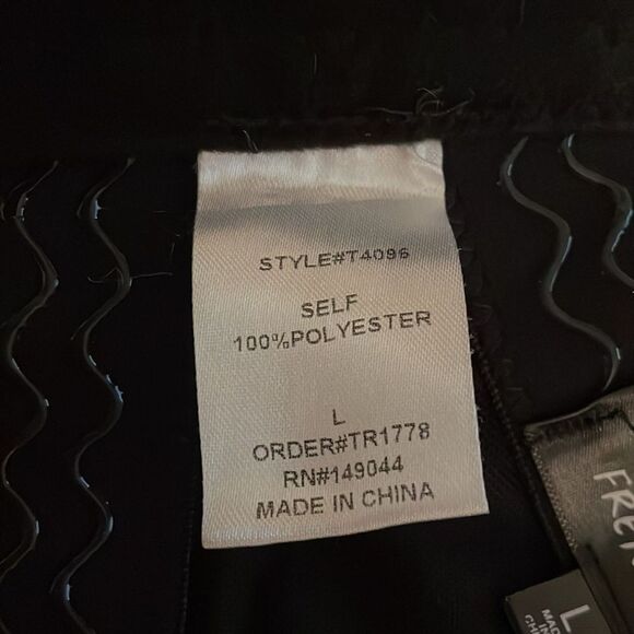 French Kiss Black Strapless Bustier Corset Womens Size Large Underwire Padded - Picture 11 of 13